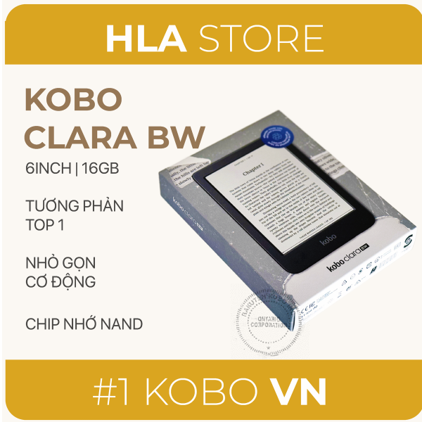 máy đọc sách Kobo Clara BW