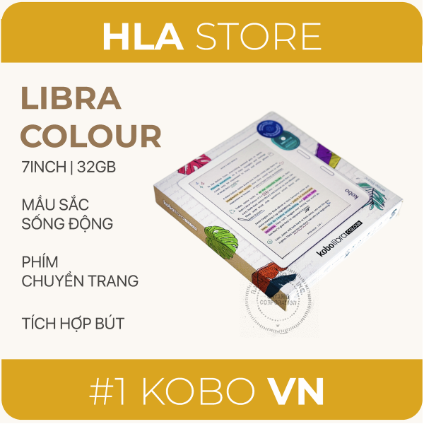 máy đọc sách Kobo Libra Colour | Hlastore.vn