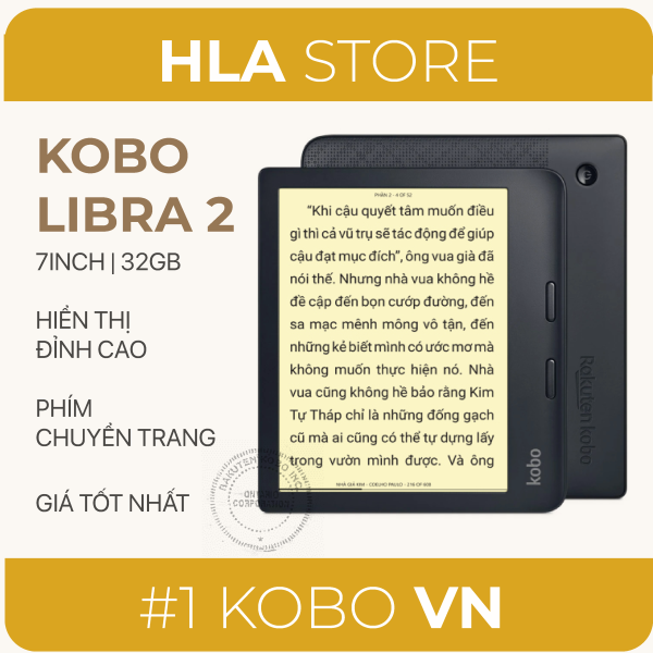 máy đọc sách Kobo Libra 2 | HLAstore.vn No1 Kobo VN